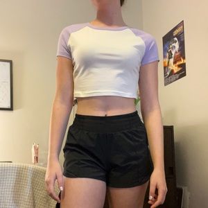 CROPPED BASEBALL T-SHIRT